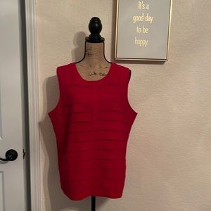 Chico’s red tank top size 3